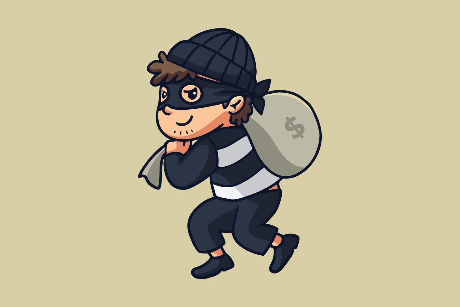cute-thief-cartoon-character-illustration-vector